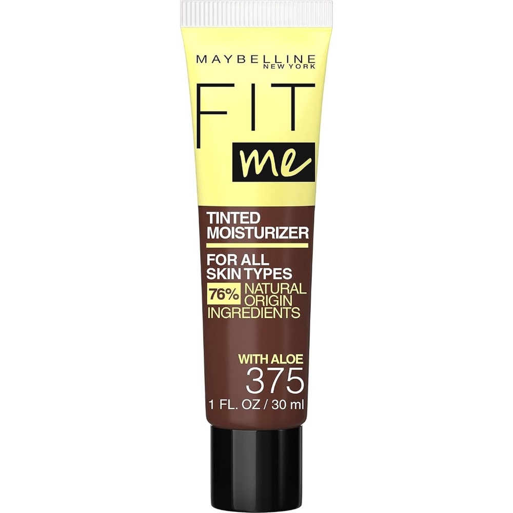 Maybelline Fit Me Tinted Moisturizer, Natural Coverage, Face Makeup, 375